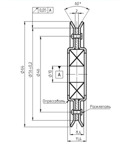 РОЛИК ГТИМ 303664 015