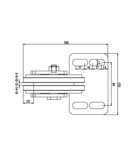 Роликовый башмак ARAS AMP - D 1200