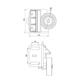 Роликовый башмак ARAS AMP - E 1200