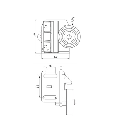 Роликовий башмак ARAS AMP - E 1200