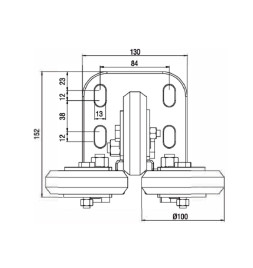 Роликовый башмак ARAS AMP-D 1000