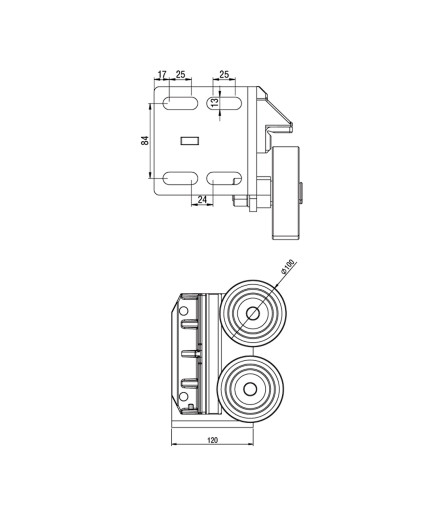 Роликовий башмак ARAS AMP-E 1100