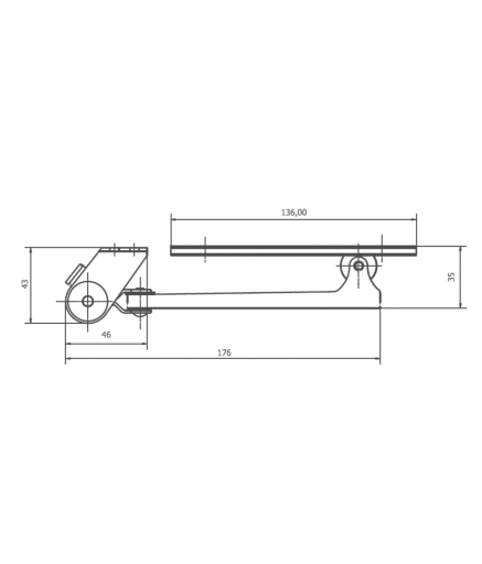 Дверной доводчик Aditech D4