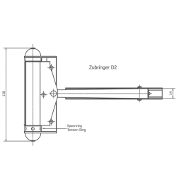 Дверной доводчик Aditech D2