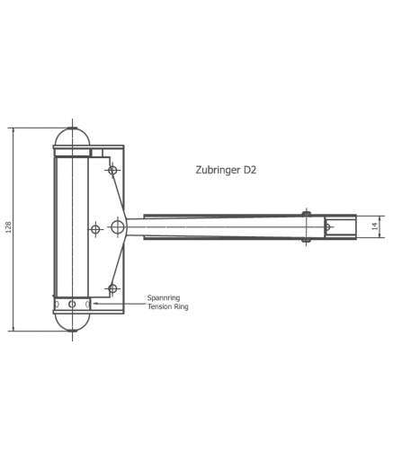 Дверной доводчик Aditech D4