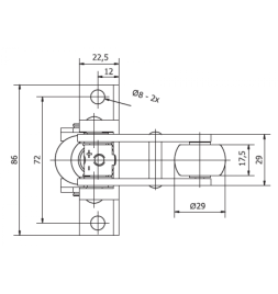 Доводчик дверей лифта Aditech Standard Alu 40N