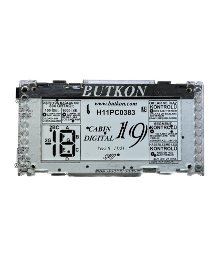 Индикатор панели приказов лифта BUTKON (H11PC0383)