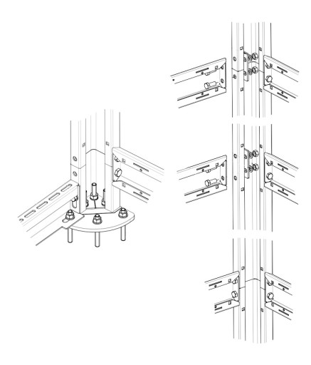 Шахта металлическая, сборная, для лифта 630 кг, SkyLift SH-630