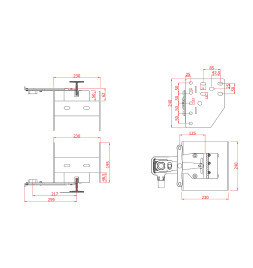 Механизм безопасности (улавливатель) Metroplast PRO 2000 102 - 1 м/c 