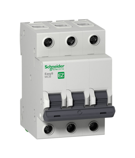 Автоматичний вимикач EZ9, 3Р, 25А, ХАРАКТЕРИСТИКА "С" Schneider Electric