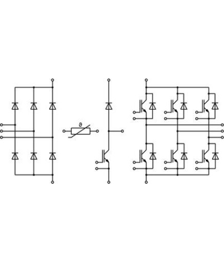 IGBT силовой модуль Semikron SkiiP 35NAB126V1