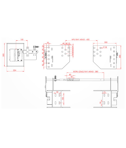 Двунаправленный механизм безопасности Zorlu Z-09 B-ISG