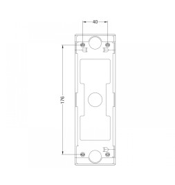 Пост виклику ліфта SCHAEFER SlimLine LOP Q1 нейтральний