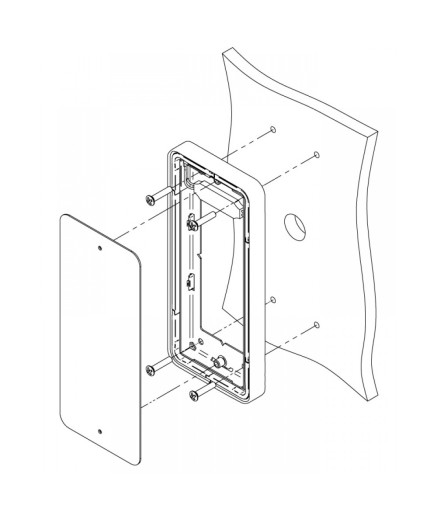 Пост виклику ліфта SCHAEFER Aurora BASIC LOP R2