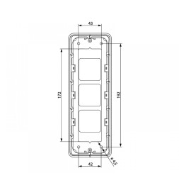 Пост виклику ліфта SCHAEFER Aurora BASIC LOP Q2K