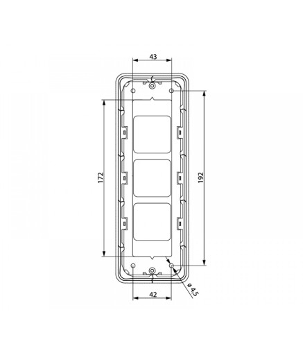 Пост виклику ліфта SCHAEFER Aurora BASIC LOP Q2K